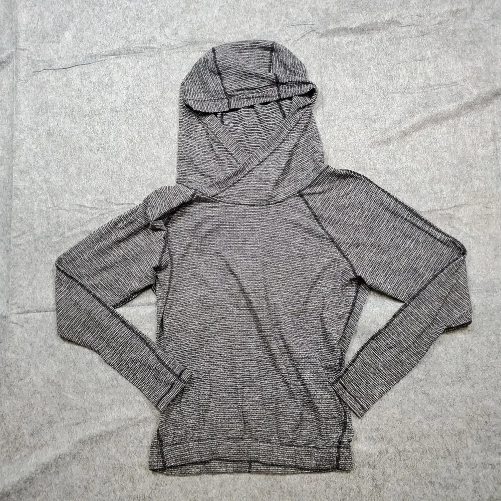 Lululemon Pullover Womens Small? Healthy Heart Coco Pique Black White Hoodie